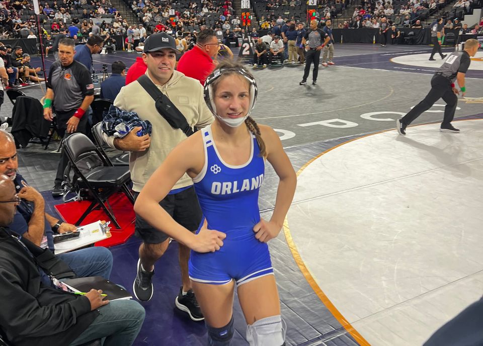 Orland High junior Addison Bernstein places at state wrestling tournament