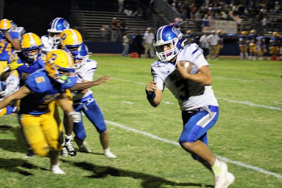 Orland football: Trojans run past Pierce for first win, JV makes it 40 straight