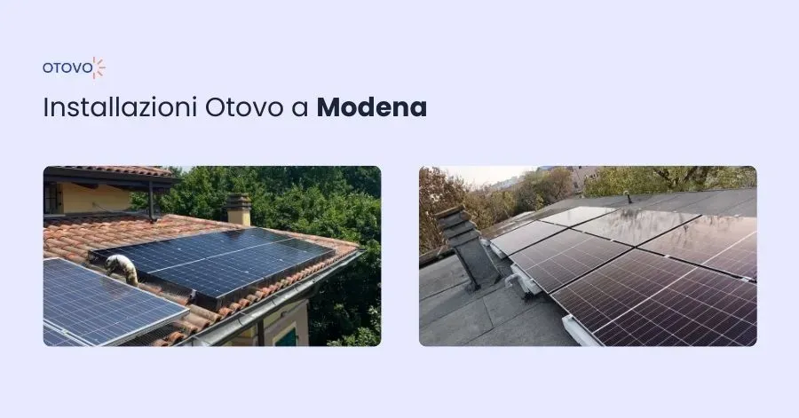 Fotovoltaico Modena - Installazioni Otovo