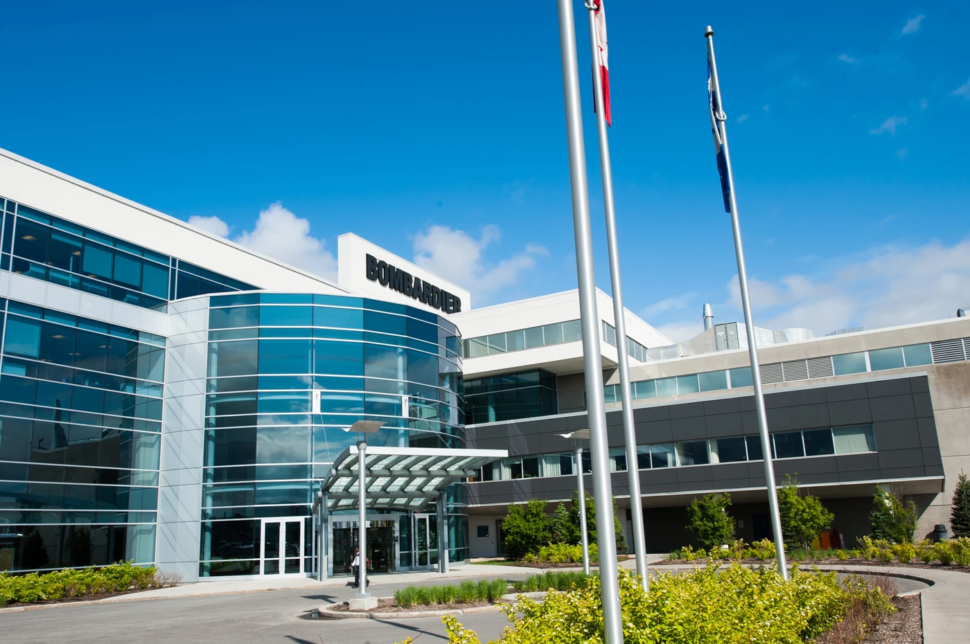 A shot of Bombardier's offices