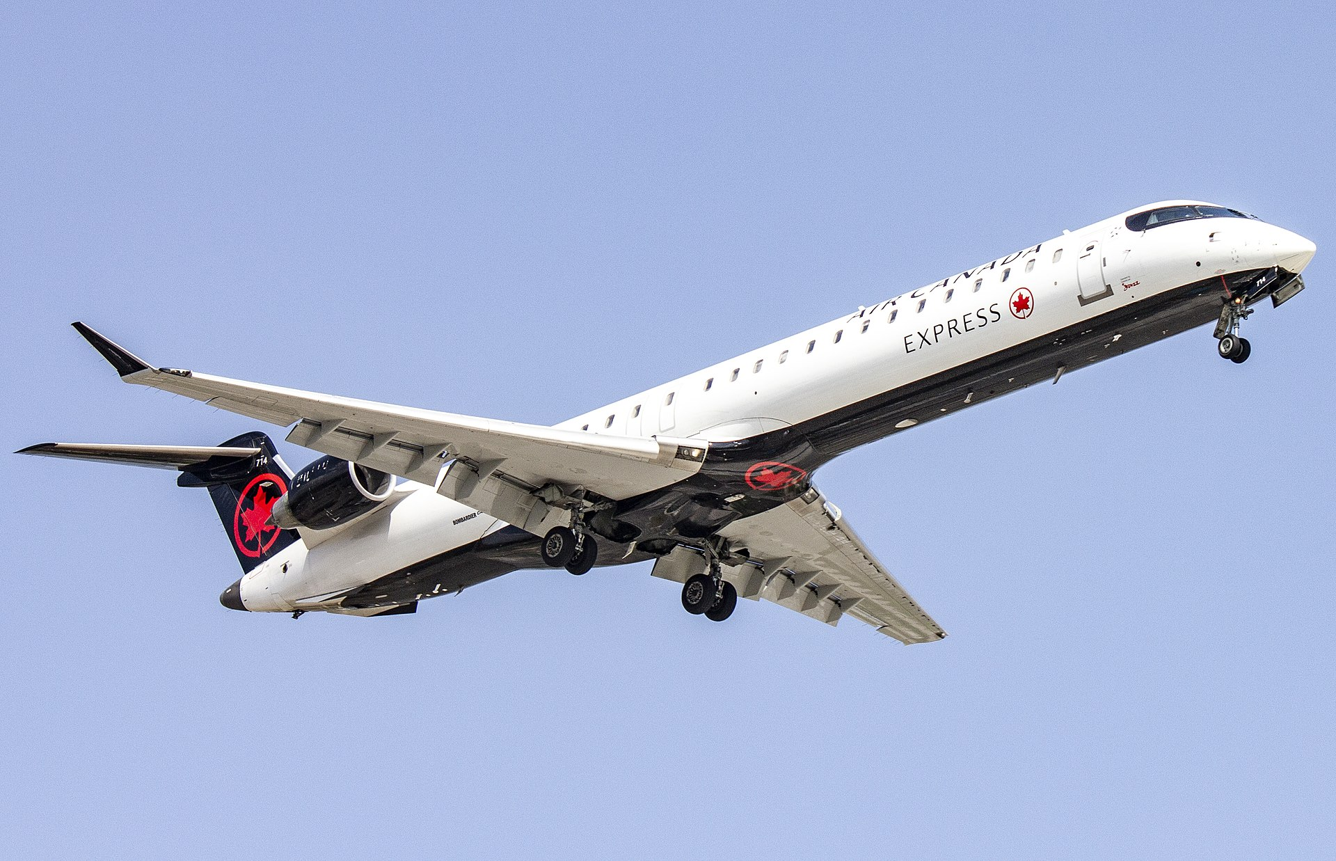 A photo of Air Canada's CRJ Jet