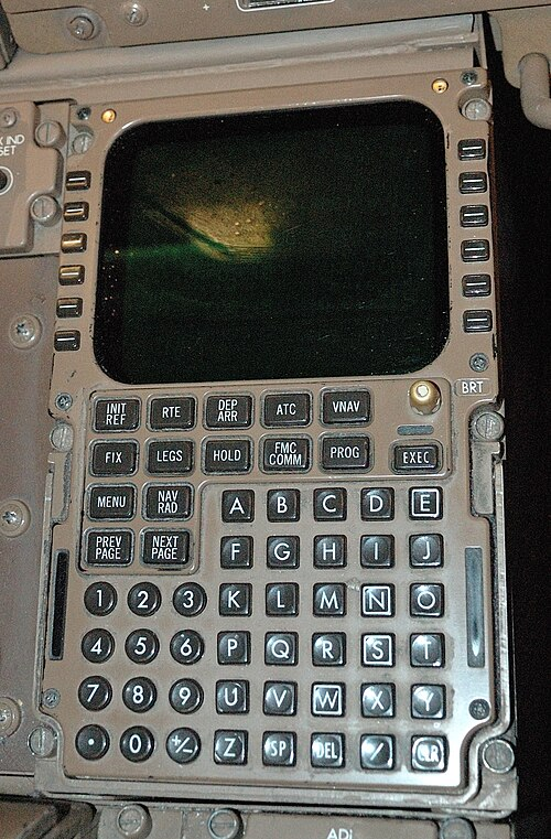 A photo of Flight Management System