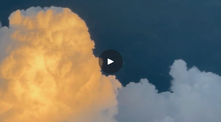 Golden Horizons at 35,000 Feet: A Flight Through the Clouds