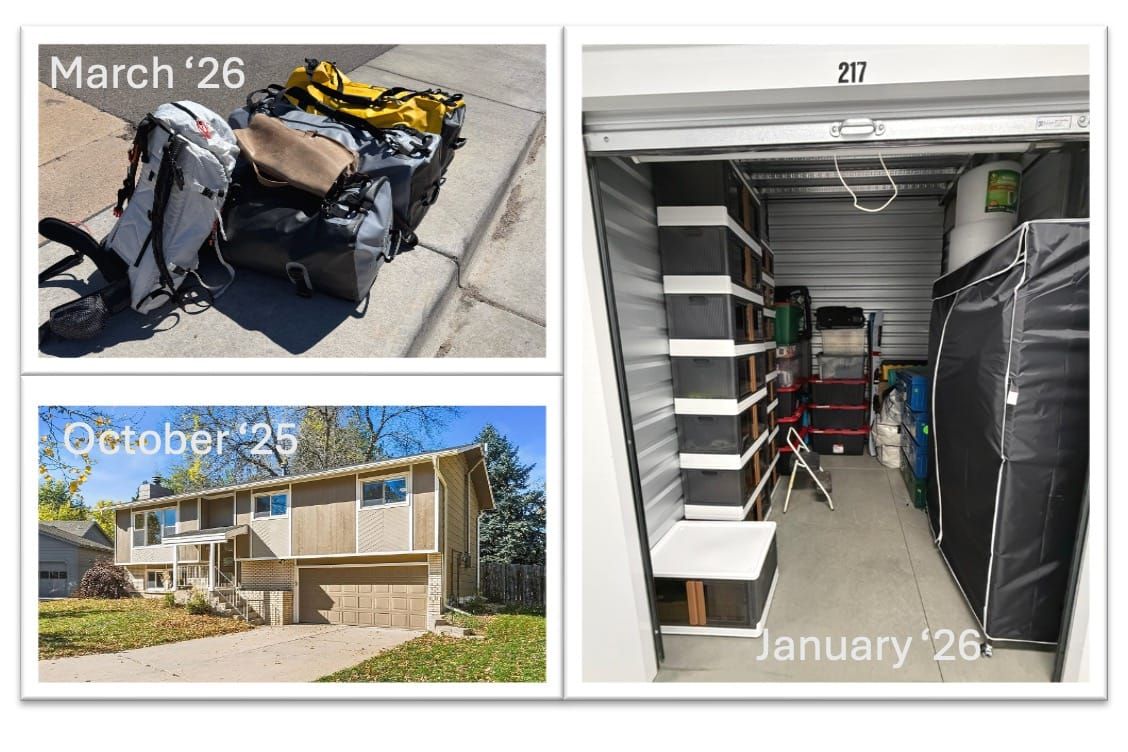 Downsizing — Packing — Long Flight