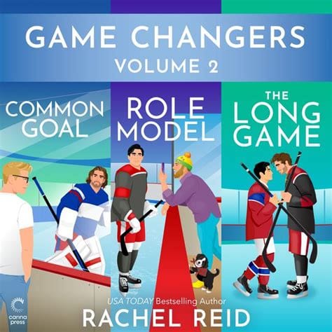 Game Changers, Volume 2 book cover; Three gay hockey romances in one!