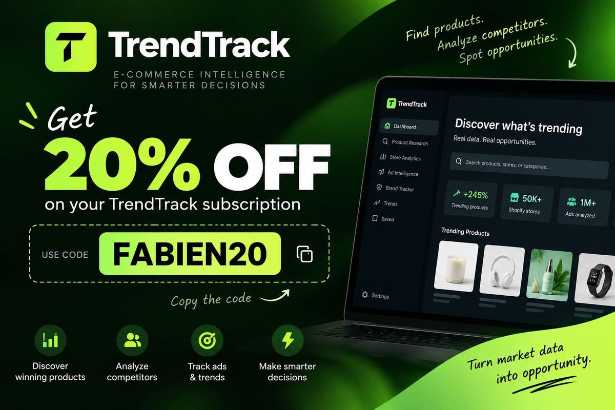 TrendTrack Promo Code FABIEN20: Get 20% Off in 2026