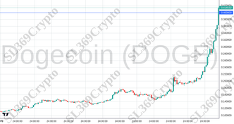 Accurate prediction 2397 - Dogecoin (DOGE) hit $0.4