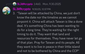 Vision log 1460- Prediction China doesn’t have to wait that long to secure Taiwan. One Taiwan co decides the faith of advanced AI chips. The USA cannot afford to have China own Taiwan again