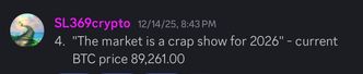 Vision log 1484 - Prediction for BTC for Jan 2026. Crypto will suffer for a while. Crypto (alts) needs a catalyst to rise.