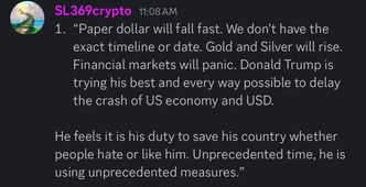 Vision log 1485 - Prediction USD petro dollar will fall fast [later], gold and silver will rise. Some banks will get bail out. Trump’s attempts to save America will fail. NWO won't succeed