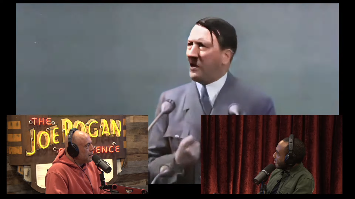 Joe Rogan Won't Shut Up About Adolf Hitler