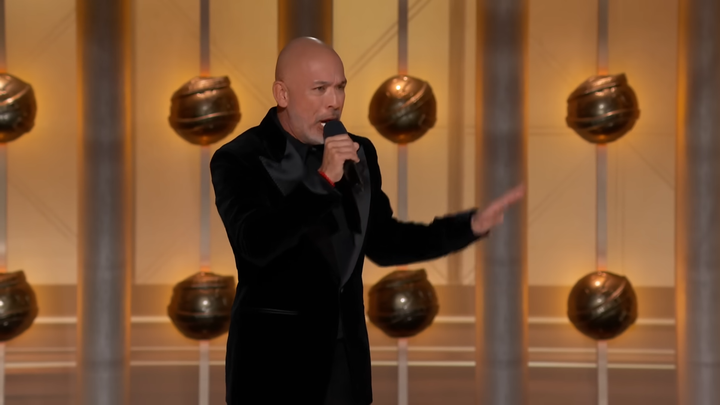 Joy Koy hosting the Golden Globes.