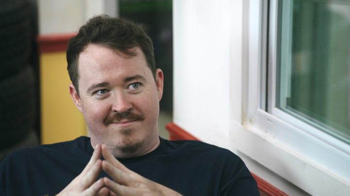 Still of Shane Gillis from his Netflix series "Tires."