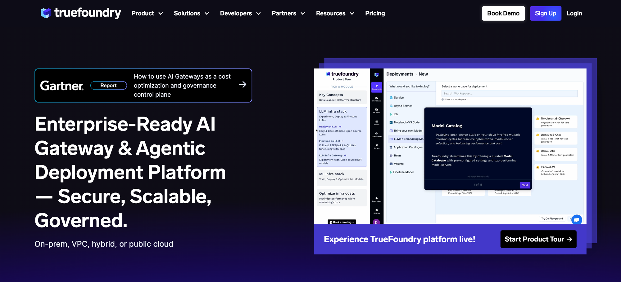 TrueFoundry Homepage