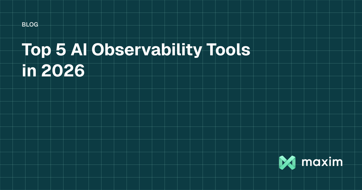 Top 5 AI Observability Tools in 2026