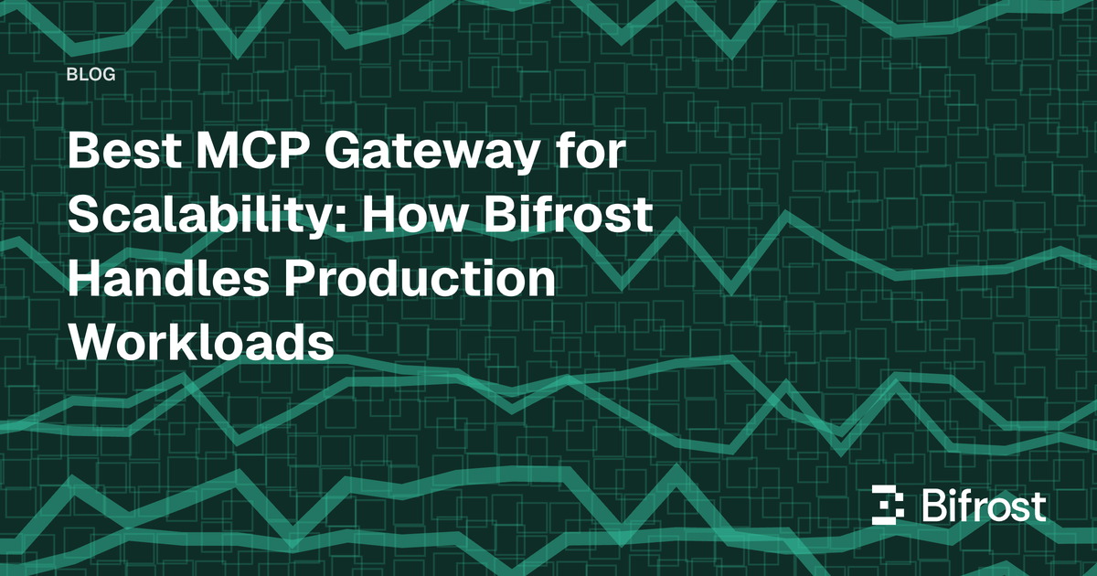 Best MCP Gateway for Scalability: How Bifrost Handles Production Workloads