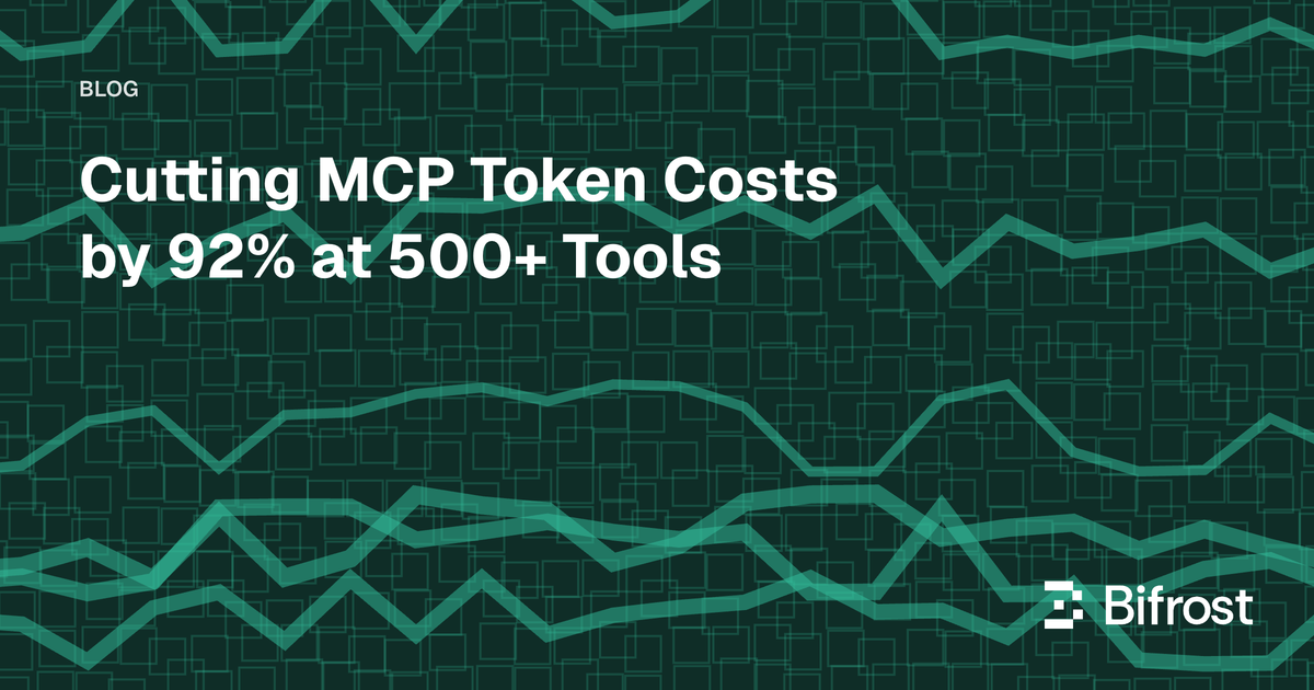 Cutting MCP Token Costs by 92% at 500+ Tools