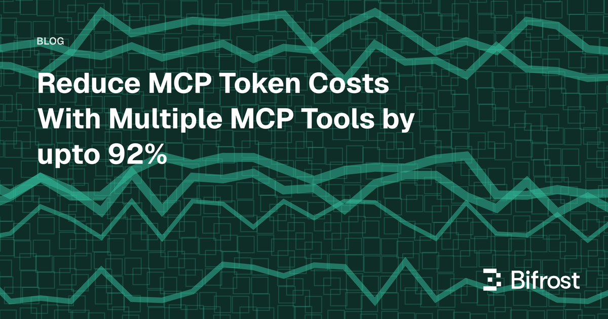 Reduce MCP Token Costs With Multiple MCP Tools by upto 92%