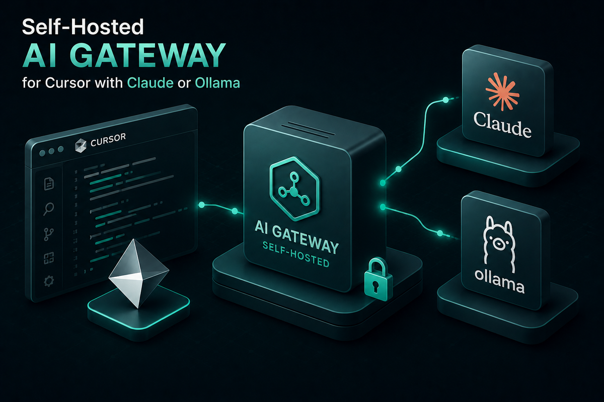 Self-Hosted AI Gateway for Cursor with Claude or Ollama