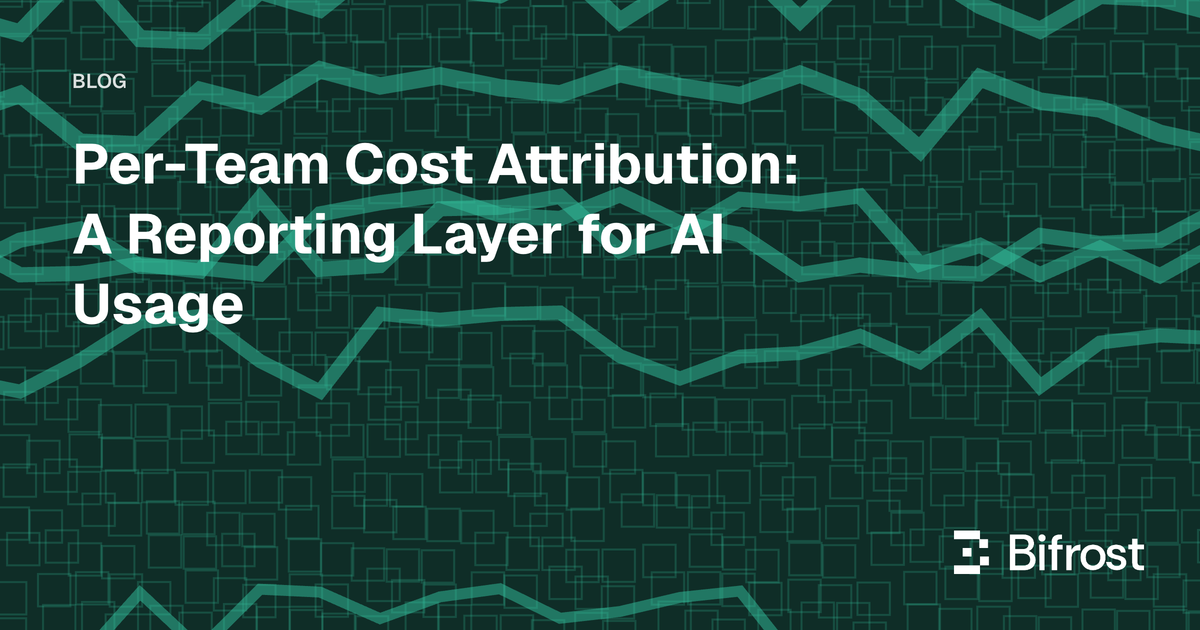 Per-Team Cost Attribution: A Reporting Layer for AI Usage