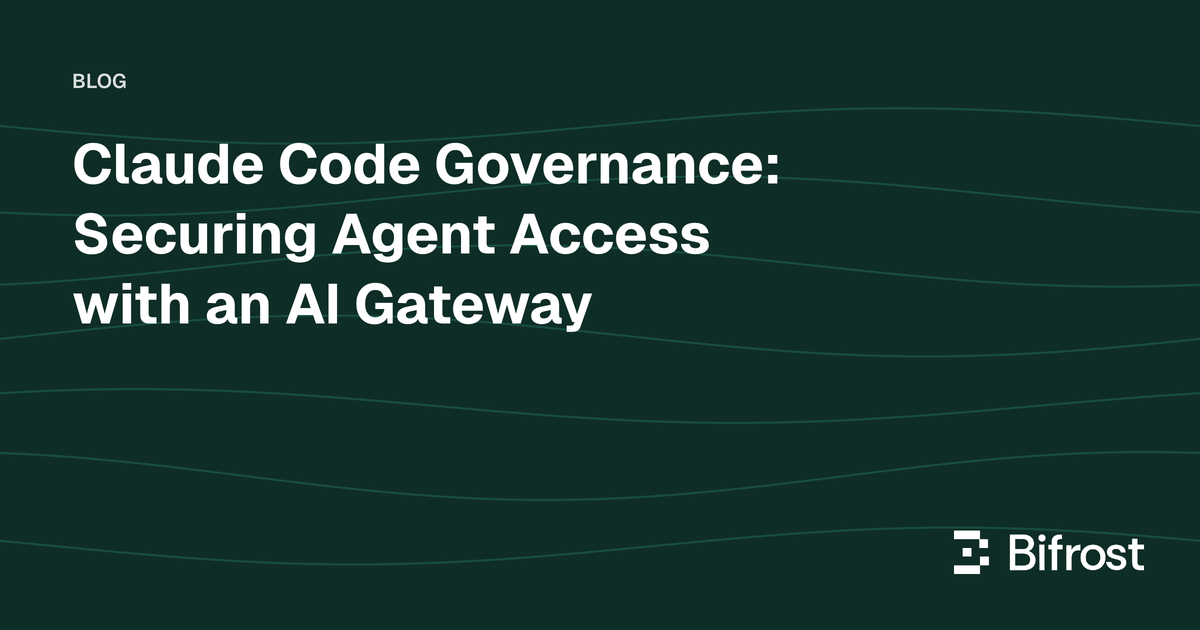 Claude Code Governance: Securing Agent Access with an AI Gateway