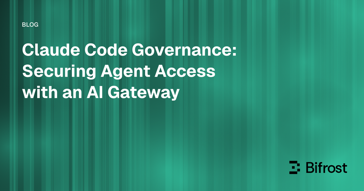 Claude Code Governance: Securing Agent Access with an AI Gateway