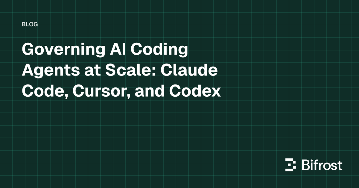 Governing AI Coding Agents at Scale: Claude Code, Cursor, and Codex