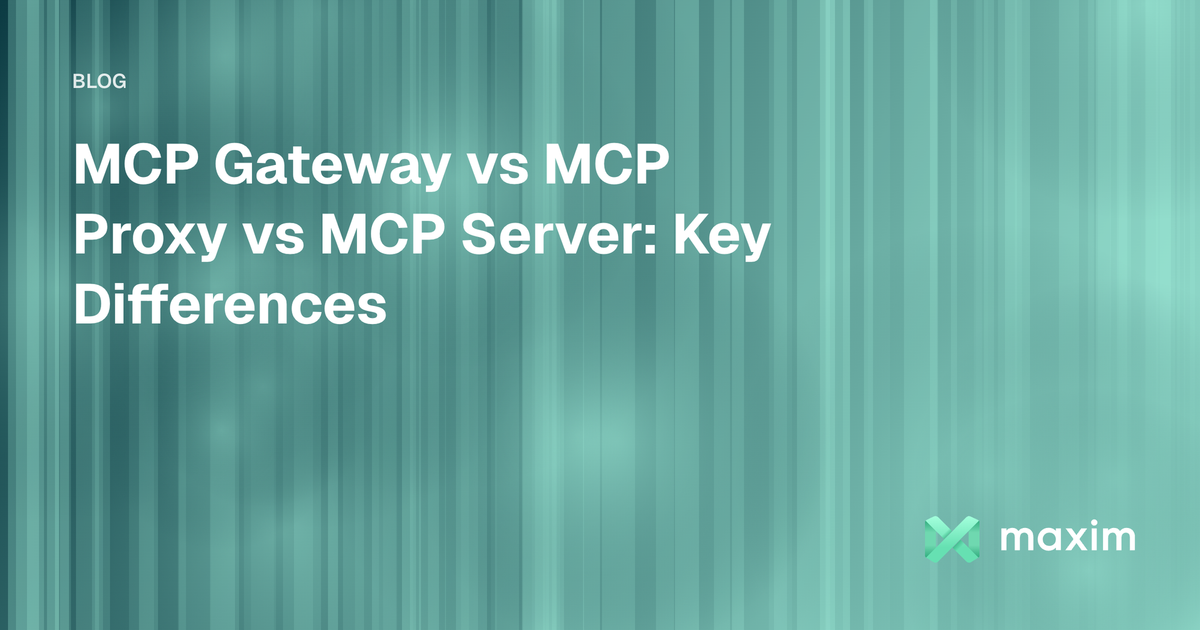 MCP Gateway vs MCP Proxy vs MCP Server: Key Differences