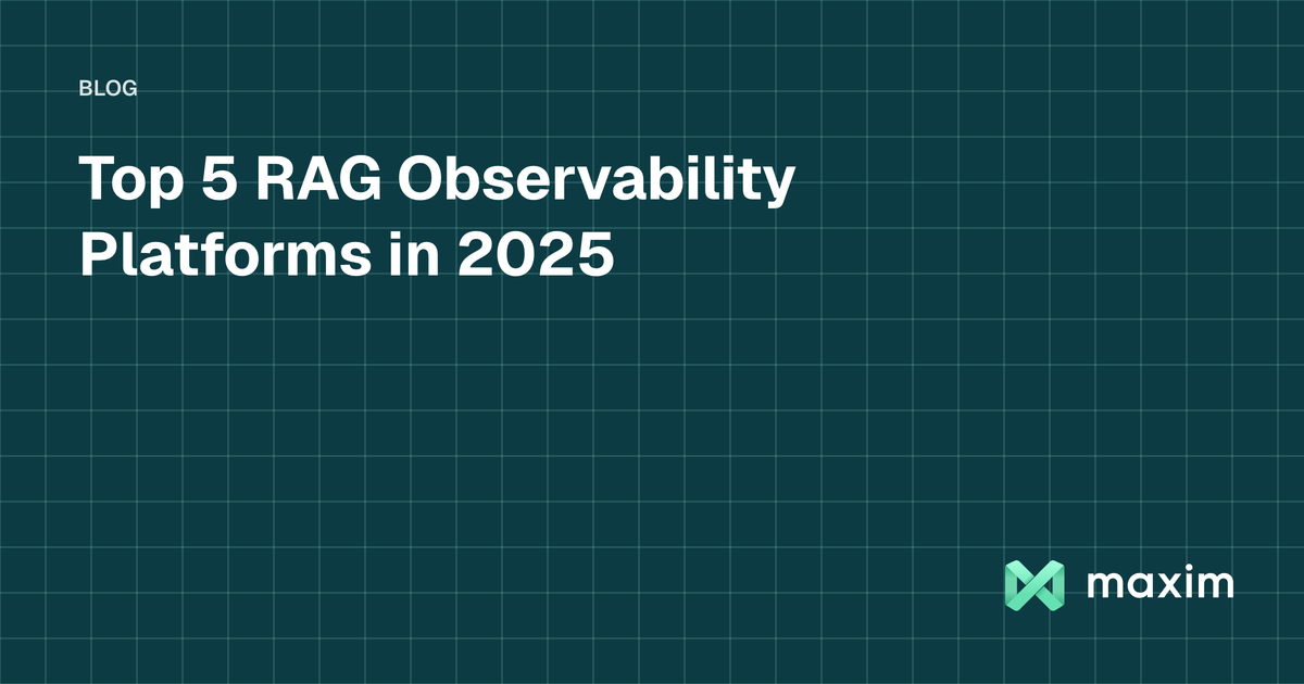 Top 5 RAG Observability Platforms in 2025
