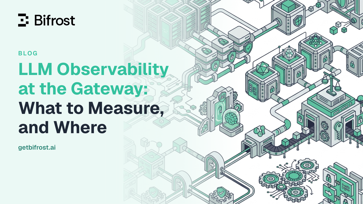 LLM Observability at the Gateway: What to Measure, and Where