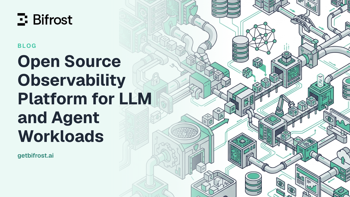 Open Source Observability Platform for LLM and Agent Workloads