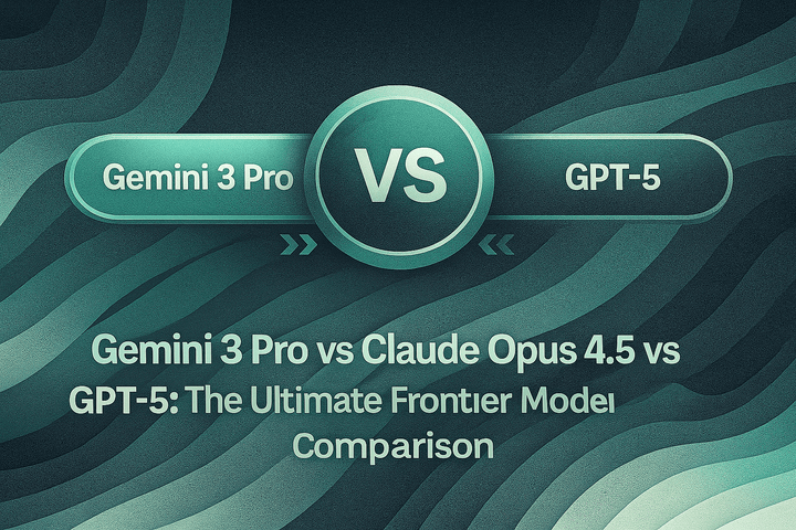 Gemini 3 Pro vs Claude Opus 4.5 vs GPT-5: The Ultimate Frontier Model Comparison
