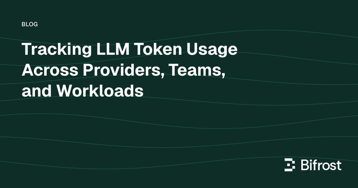 Tracking LLM Token Usage Across Providers, Teams, and Workloads