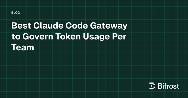 Best Claude Code Gateway to Govern Token Usage Per Team