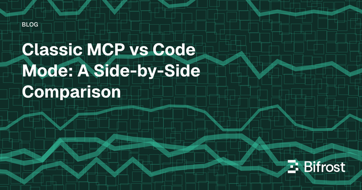 Classic MCP vs Code Mode: A Side-by-Side Comparison