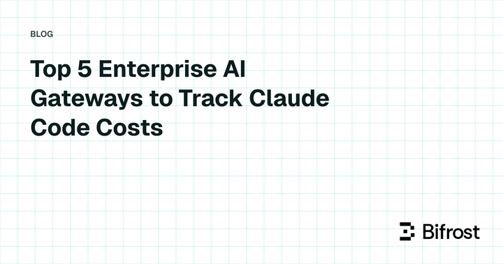 Top 5 Enterprise AI Gateways to Track Claude Code Costs