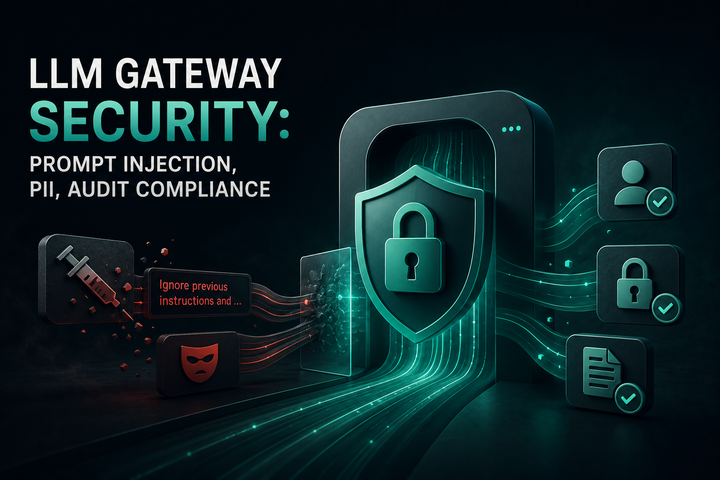 LLM Gateway Security: Prompt Injection, PII, Audit Compliance