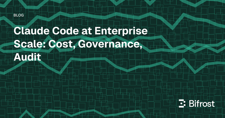 Claude Code at Enterprise Scale: Cost, Governance, Audit