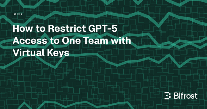 How to Restrict GPT-5 Access to One Team with Virtual Keys