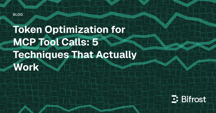 Token Optimization for MCP Tool Calls: 5 Techniques That Actually Work
