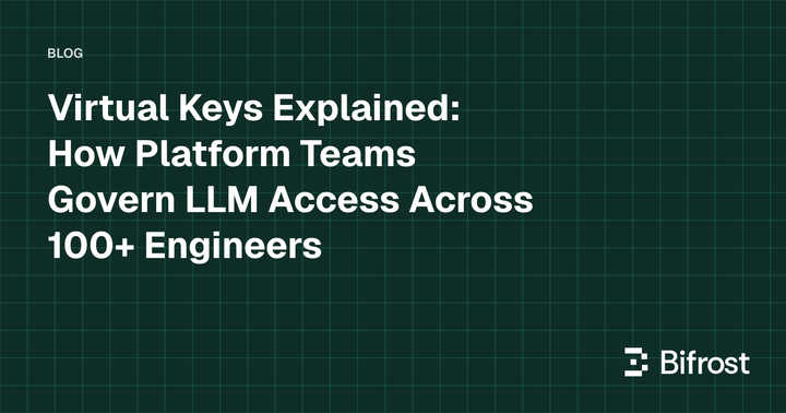 Virtual Keys Explained: How Platform Teams Govern LLM Access Across 100+ Engineers