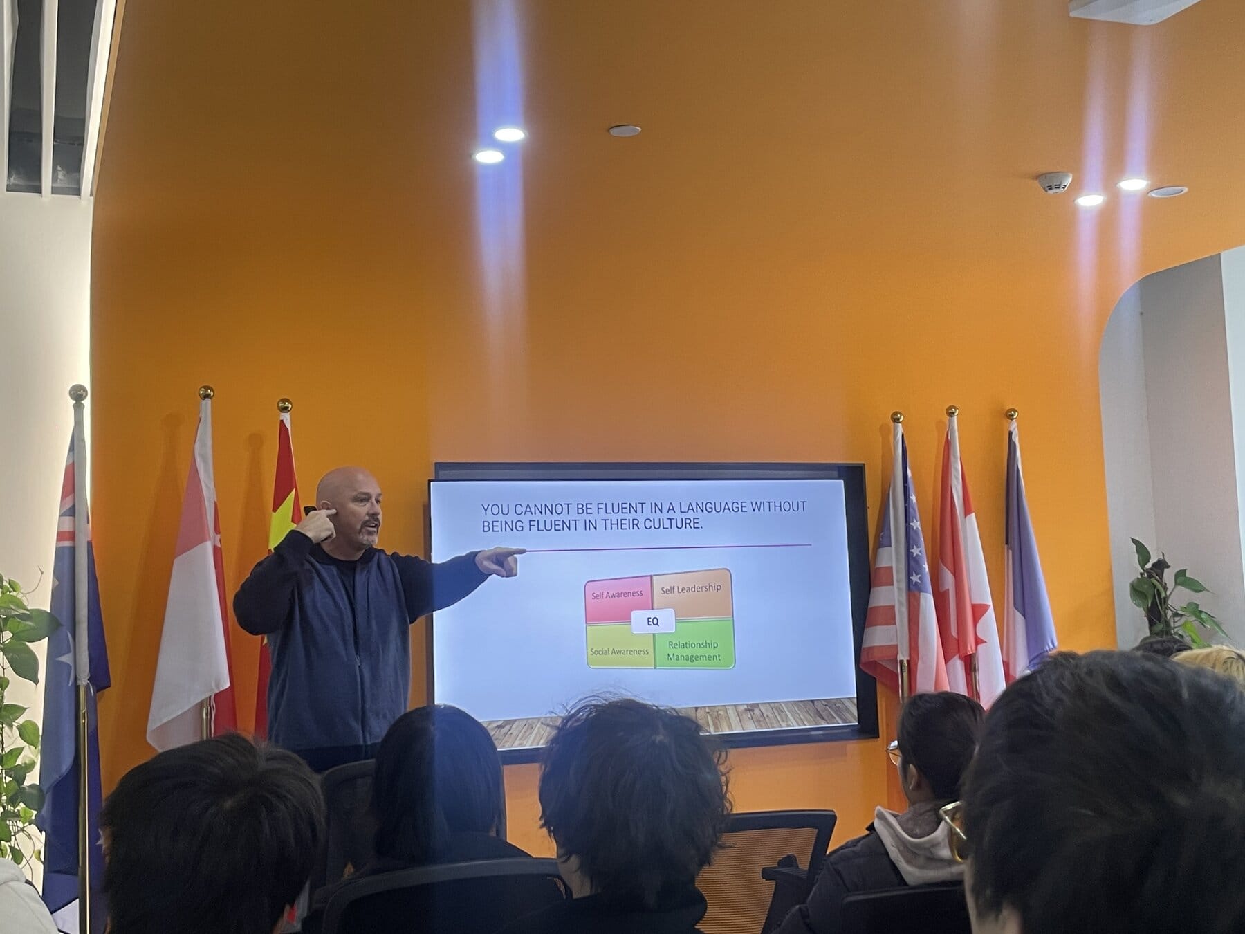 David teaching cultural fluency and emotional intelligence