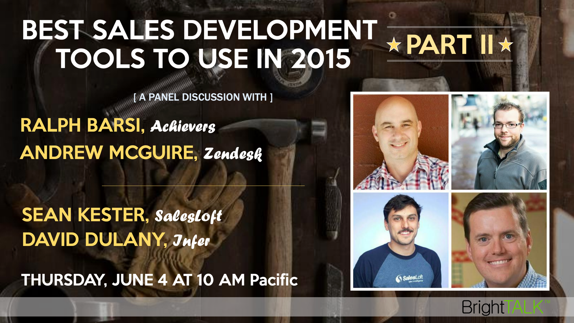🎙️Transcript: Best Sales Development Tools to Use in 2015: Part II