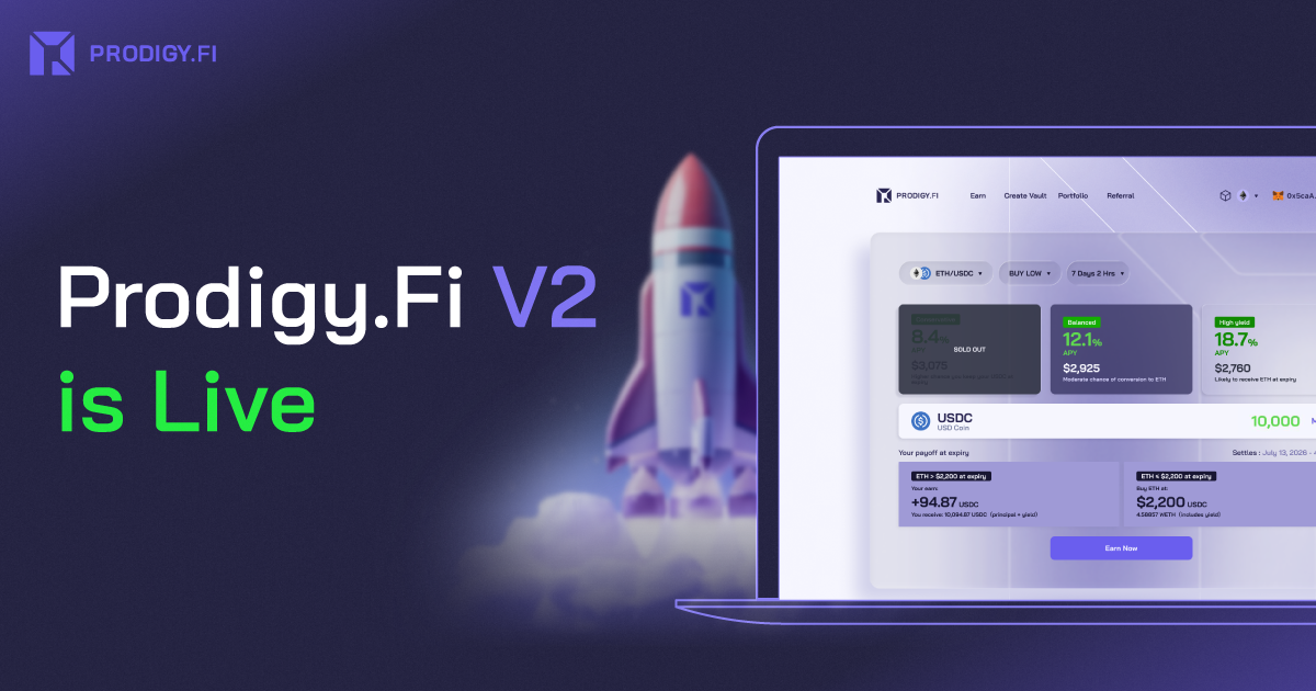 Prodigy.Fi V2 Is Live: Dynamic Pricing, a New Interface, and More Room to Earn