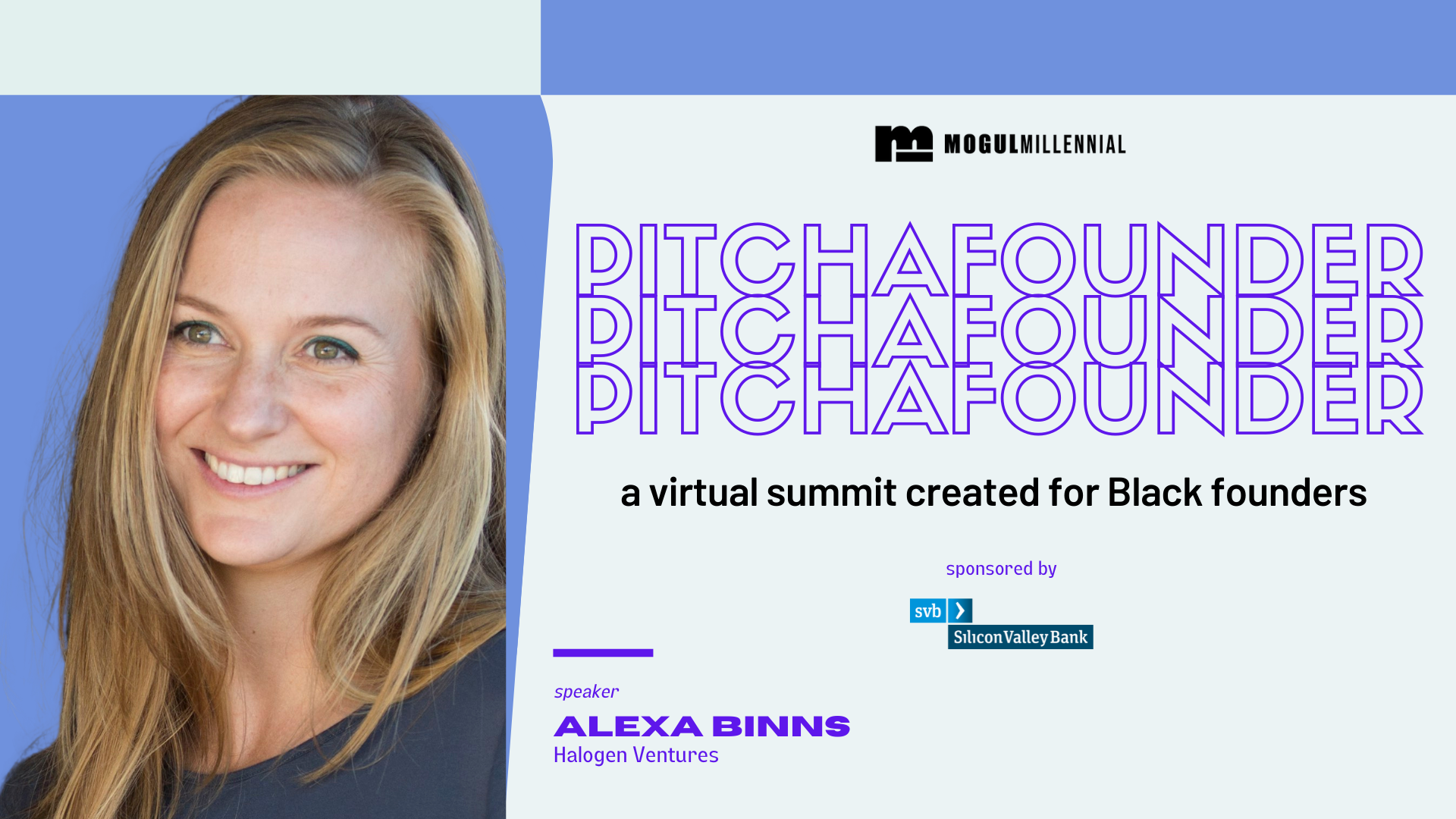 Alexa Binns of Halogen Ventures at Pitch a Founder