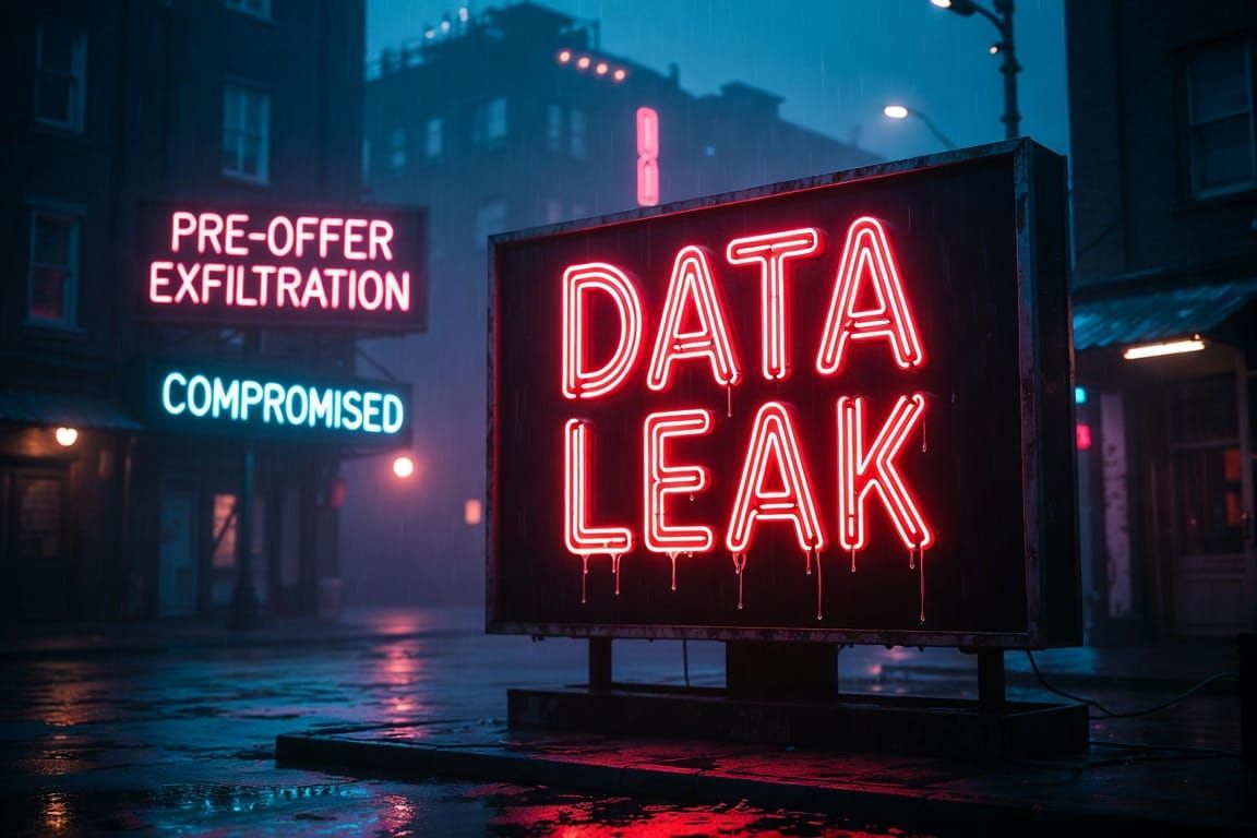 They Started Leaking Before the Victim Even Made an Offer