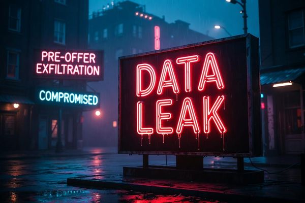 They Started Leaking Before the Victim Even Made an Offer
