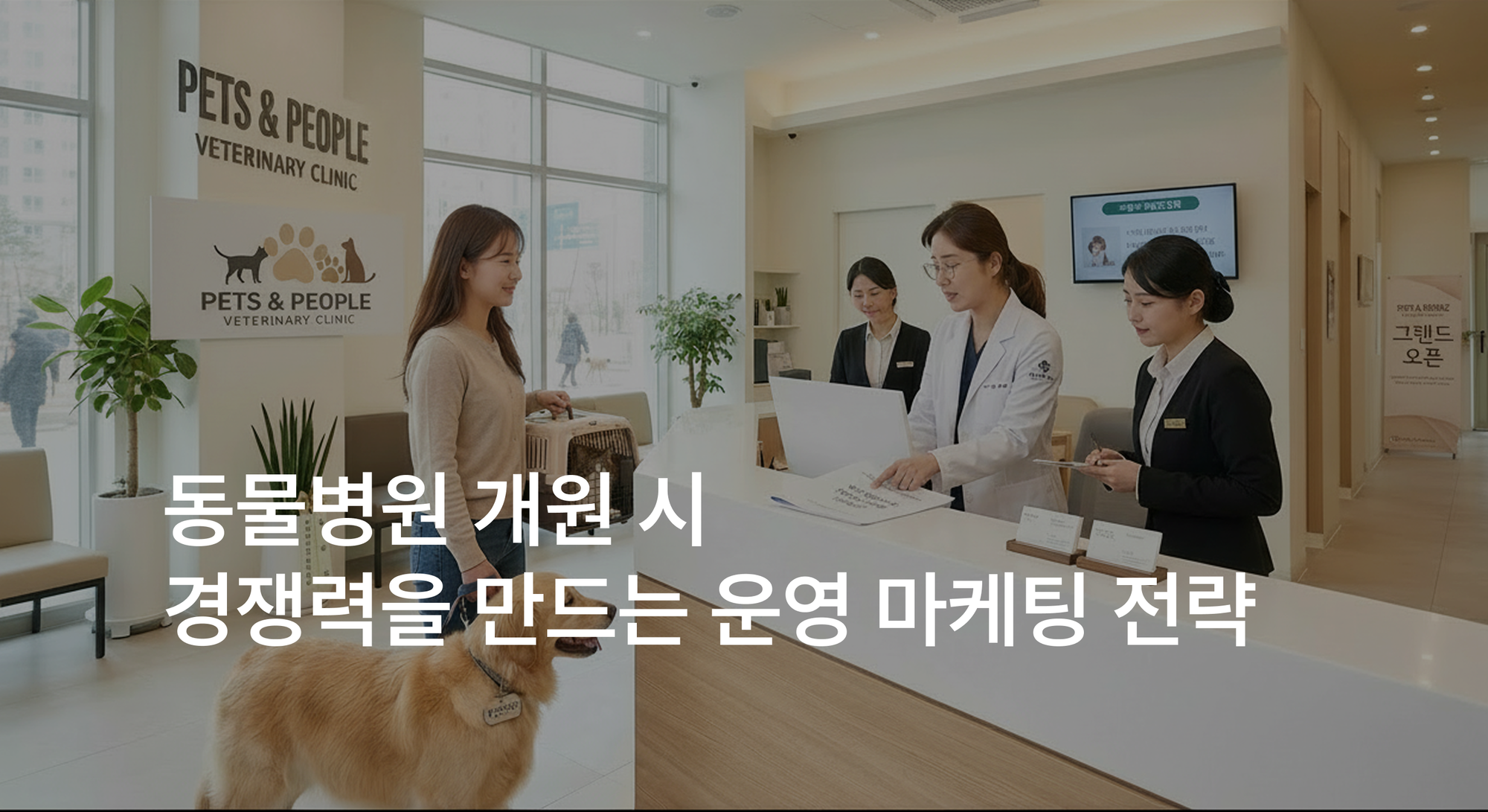 신규 동물병원 개원, 남들과 다른 경쟁력을 만드는 마케팅·운영 전략