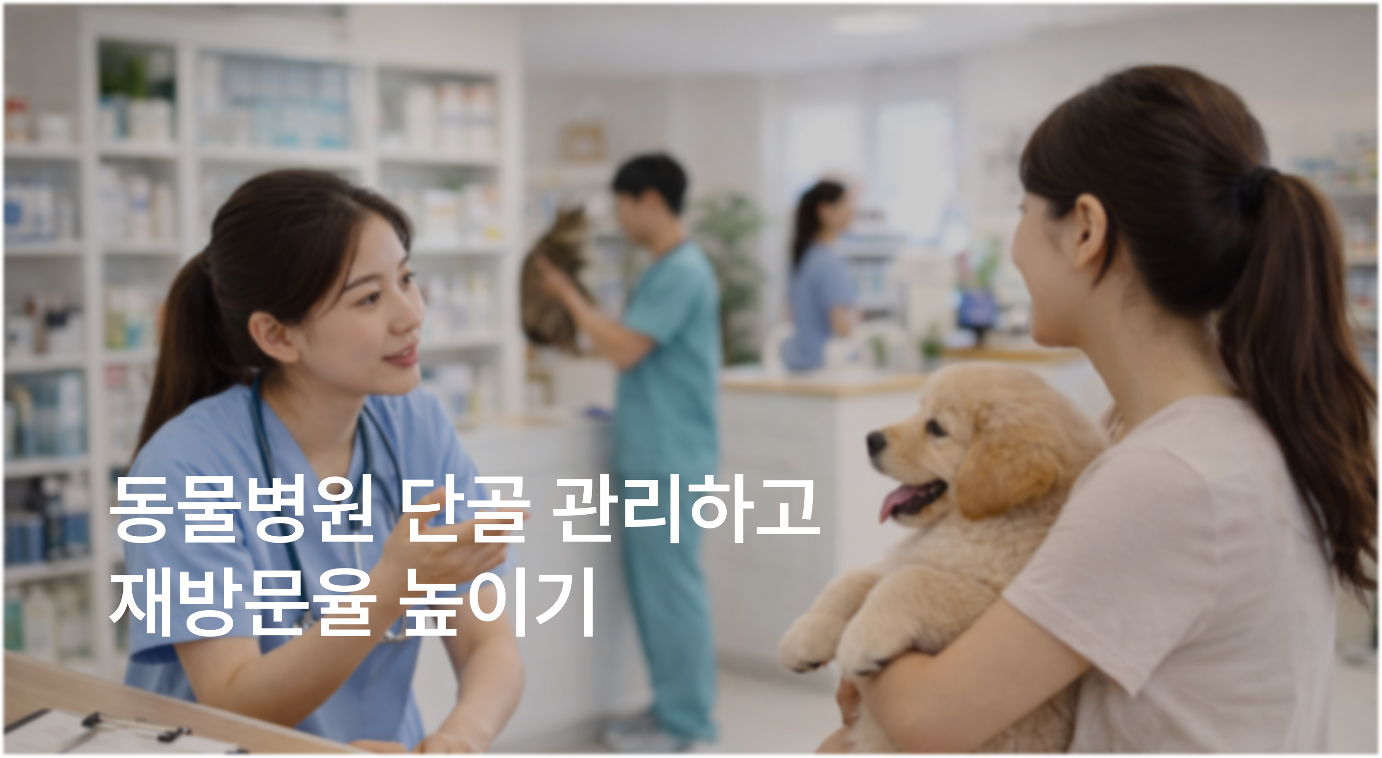 동물병원 단골 관리, '4R'로 고객관리 패러다임을 전환하고 재방문율 높이기