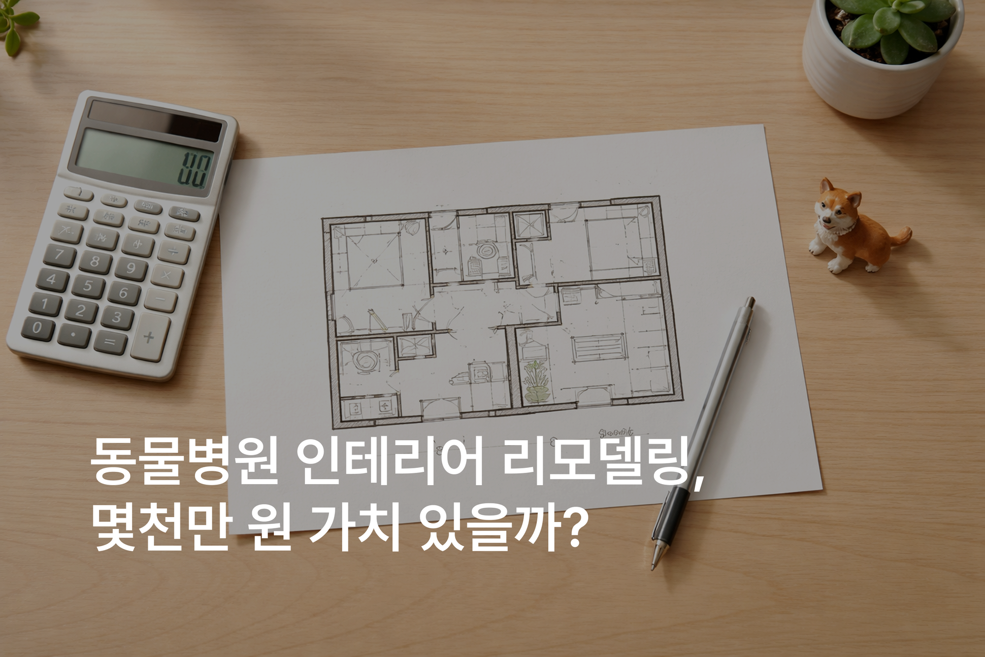 동물병원 개원/리모델링 인테리어, 몇천만 원 투자할 가치 있을까요?